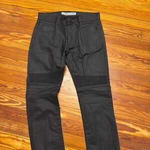 Express Waxed 32x32 ROCCO SLIM FIT Skinny Leg Jeans